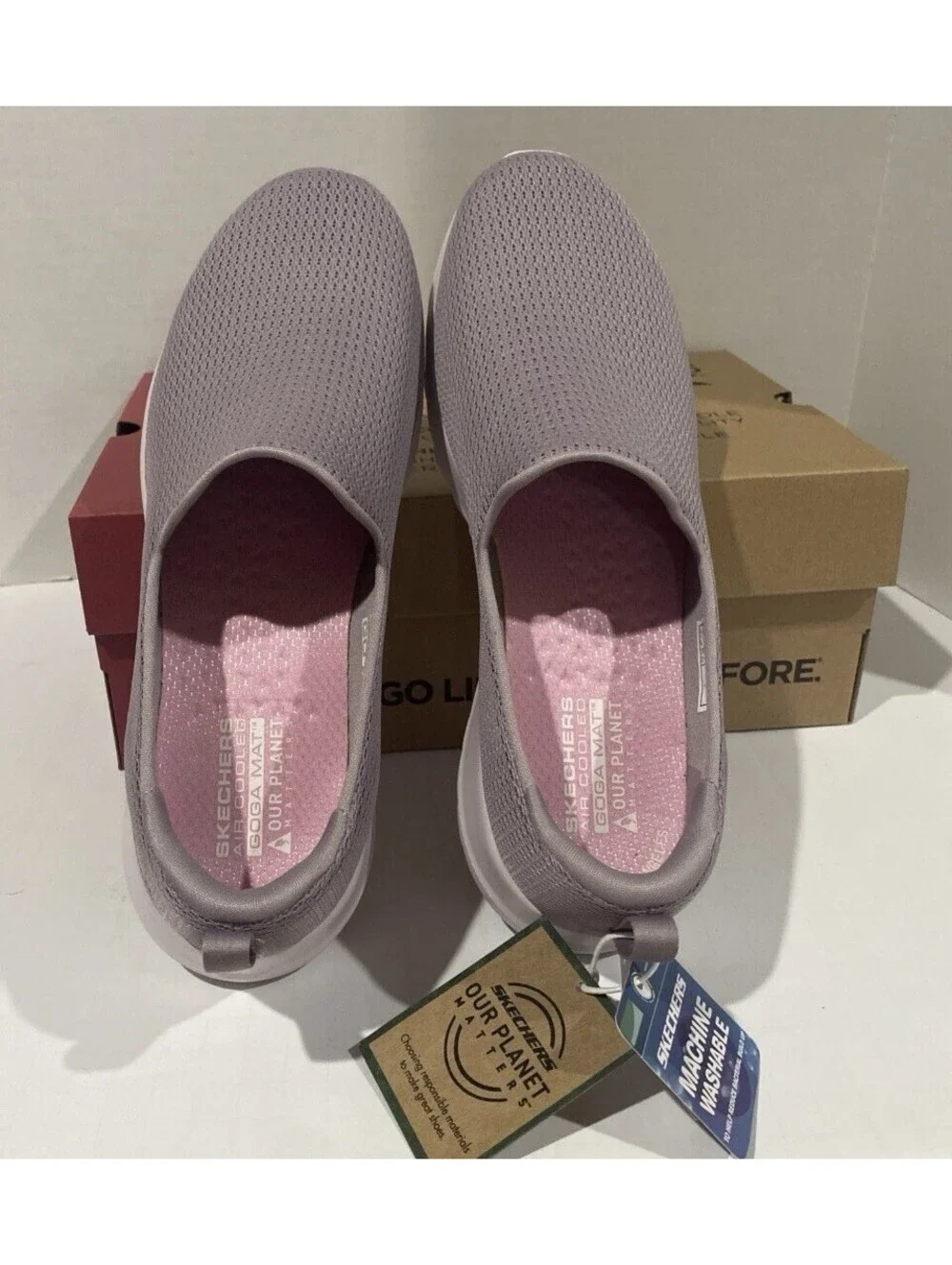 Skechers Womens Sz. 10 Go Walk Joy Aurora (124637) Light Mauve Sneakers New